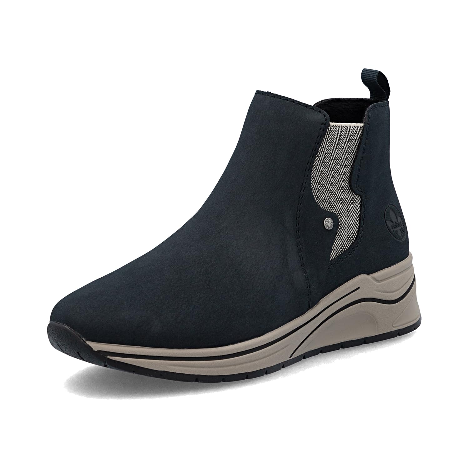Rieker Women's N9561 Chelsea Boots, Blue, 41 EU, blue, 7.5 UK