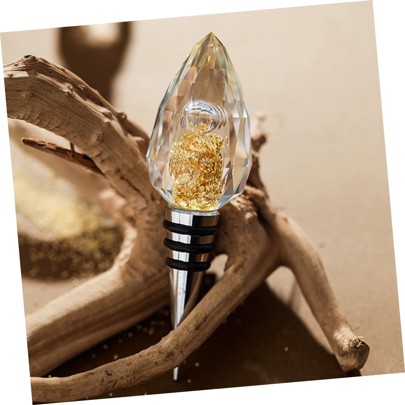 TEHAUX Tappo Per Bottiglia Di Vetro Salvavino Tappi Per Bottiglie Di Chiusura Decorativa Delicato Bottiglia Bomboniera