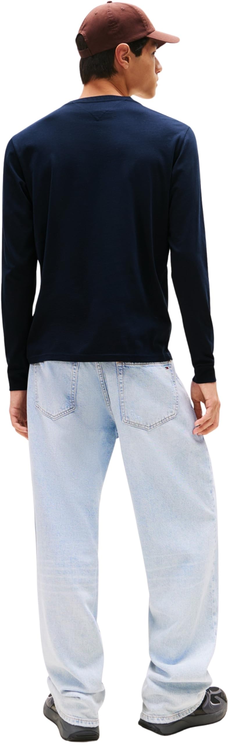 Tommy Jeans Tjm Slim 2pack L/S Ext Dm0dm18438 Maglietta L/S Unisex - Adulto (Pacco da 2)