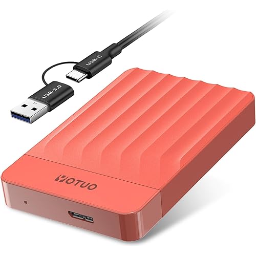 Portable External Hard Drive Storage Expansion Mobile HDD USB 3.0 for PC, Mac, Desktop, Laptop, PS4, PS5, Xbox One X/S, Xbox 360, Xbox Series X/S, Office & Game (Red, 1TB)