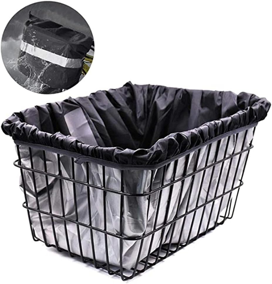 Bike Basket Liner Bike Waterproof Cover Bike Basket Liner Bike Waterproof Rain Cover Easy Install for Shopping Picnic image 2