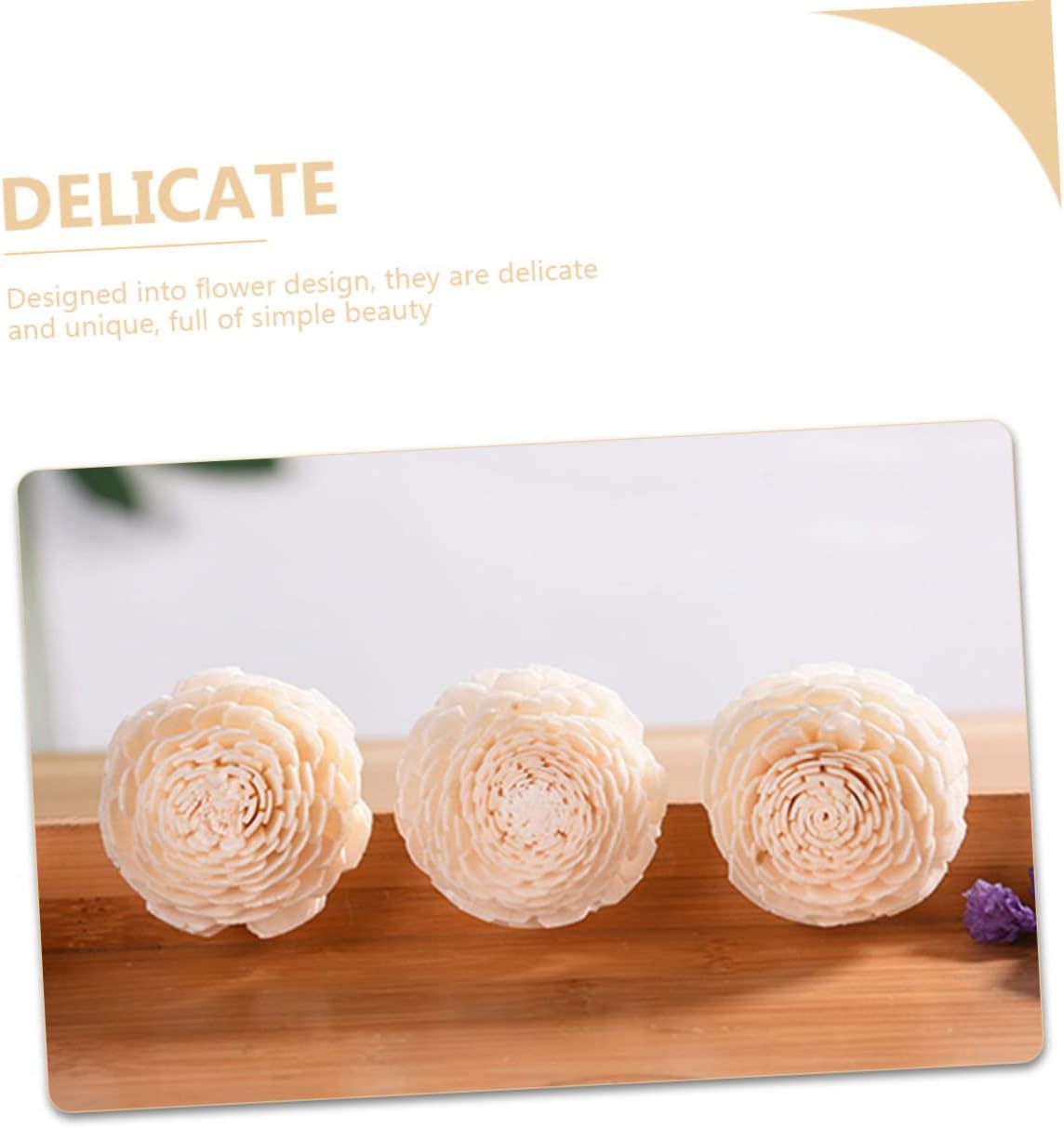 Black Rattan Flower Reed Diffuser Sticks 8pcs for Room Decoration