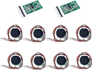 50kg E-Shaped Load Cell HX711 Amplifier Module Kit - 4x Half-Bridge Strain Sensors for DIY Precision Scales (2 Sets)