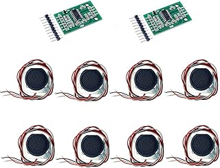 2 Sets 50kg Load Cell E-Shaped Weighing Sensor Strain Half-Bridge Sensor + HX711 A/D Amplifier Weight Module DIY Kit (50KG, HX711)