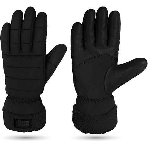 UGG Womens All Weather Fluff Cuff Glove