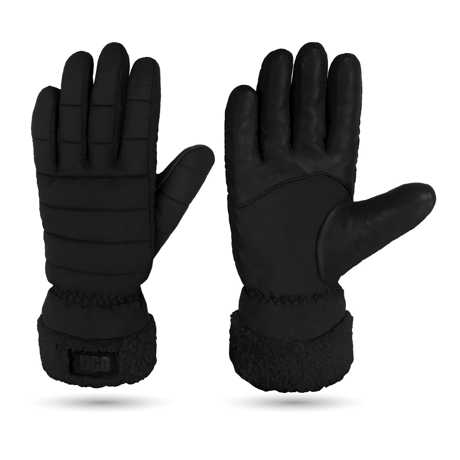 UGG Womens All Weather Fluff Cuff Glove