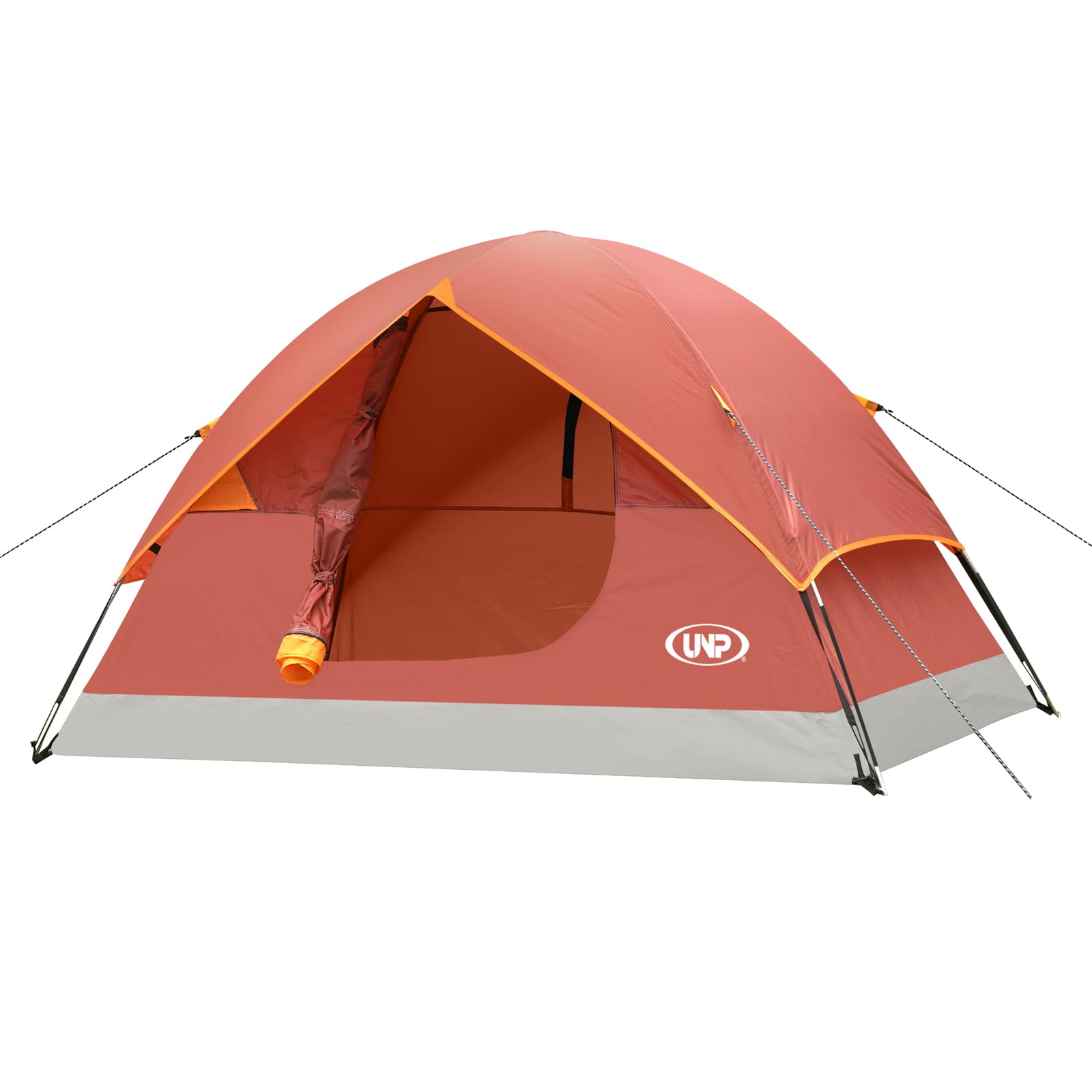 UNP Camping Tent 2/3/4/6 Person Dome Tent, Easy to Set Up for Camping, Lightweight Camping Tent, Portable Camping Tent for Outdoor and Backpacking Beaches