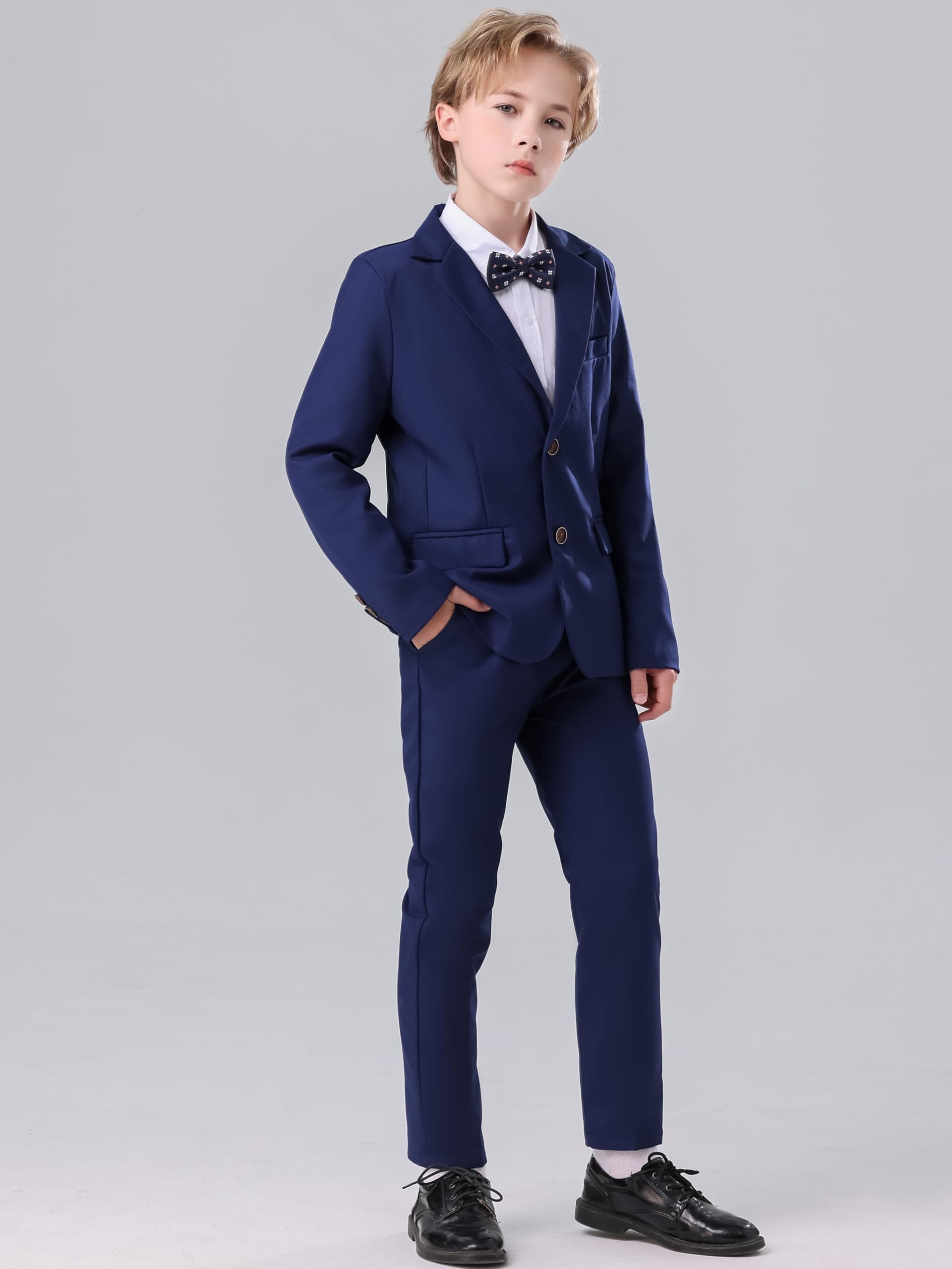 2-teiliges Set für Jungen, Blazer und Hose, Freizeitkleidung oder Hochzeitsfeier, Pageboy-Outfit für 6–11 Jahre