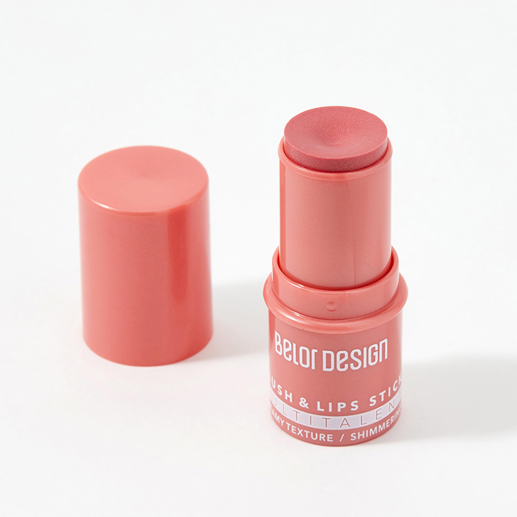 Belor Design MULTITALENT Multifunctional Blush Stick 3-in-1 Cream Blush for Cheeks, Lips & Eyes Long-Lasting, Buildable Color, Easy Application, 6,7g - Image 4