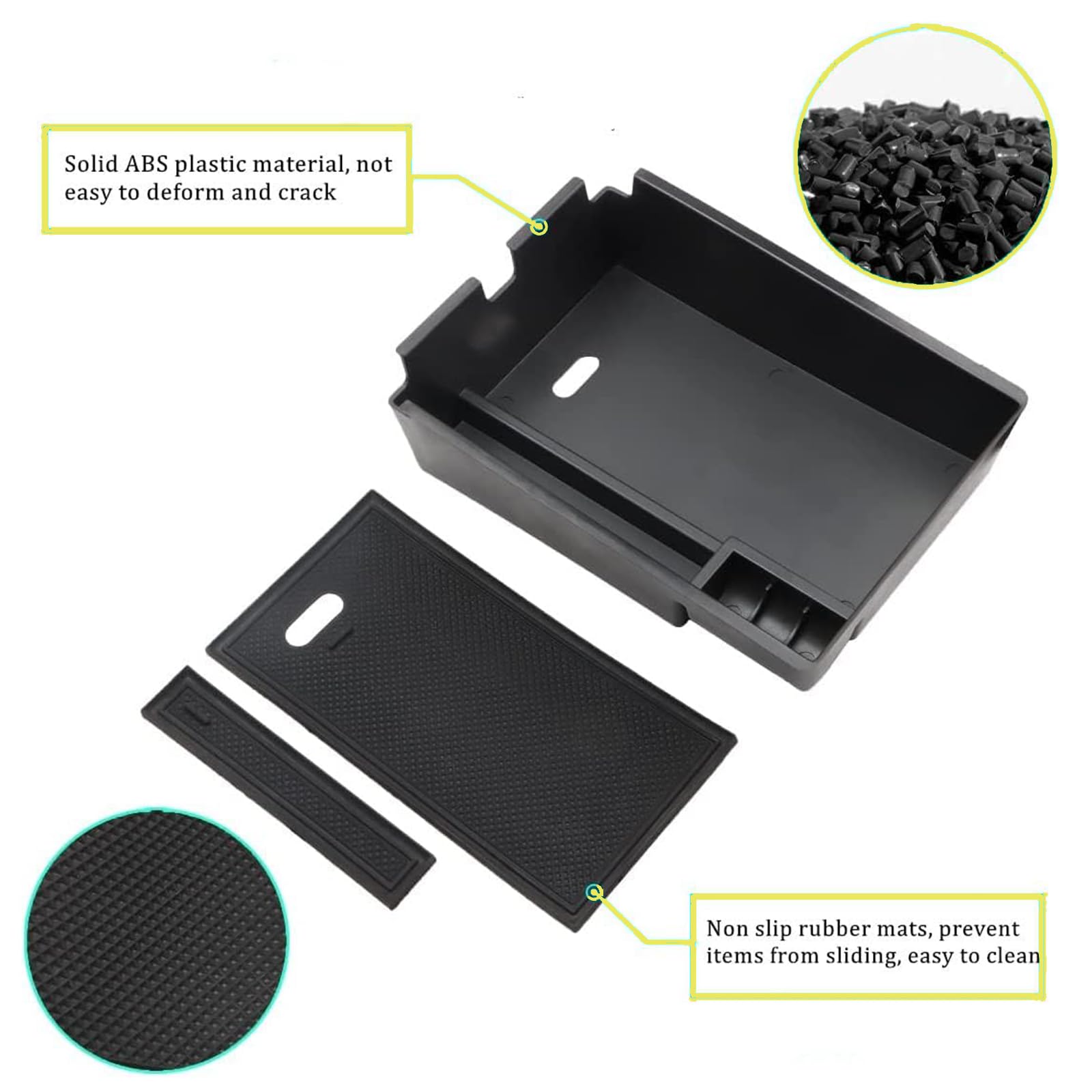 Per Kia Sportage NQ5 2022 2023 2024 Scatola di immagazzinaggio Bracciolo Scatola Vassoio Organizzatore Console Centrale Contenore Tolare Accessori  34