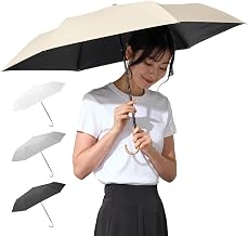 FULIZ 日傘 折りたたみ傘 【超軽量185g×完全遮光100％】 晴雨兼用 UVカット 100 遮光 コンパクト レディース 日本ブランド