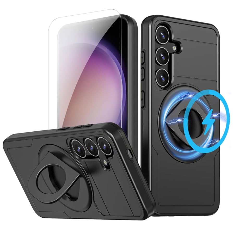 Galaxy　S24FE おまけ付き Amazon.co.jp: JSCOMYAP Galaxy S24 FE 5G 用ケース MagSafe対応