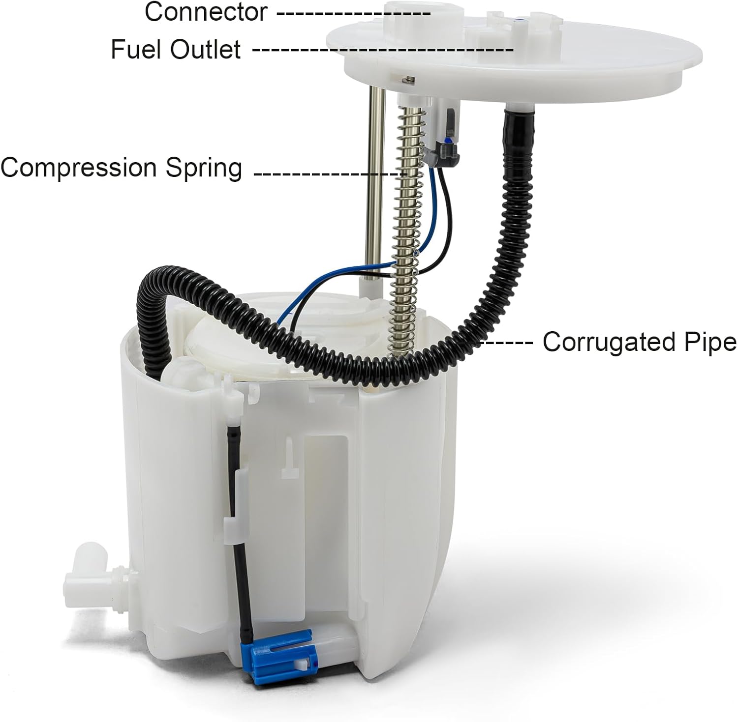 Electric Fuel Pump Module Assembly Compatible with Toyota RAV4 2009 2010 2011 2012 2013 2014 2015 2016 2017 2018 L4 2.5L V6 3.5L Replace E9003M E9004M VANBOL0032