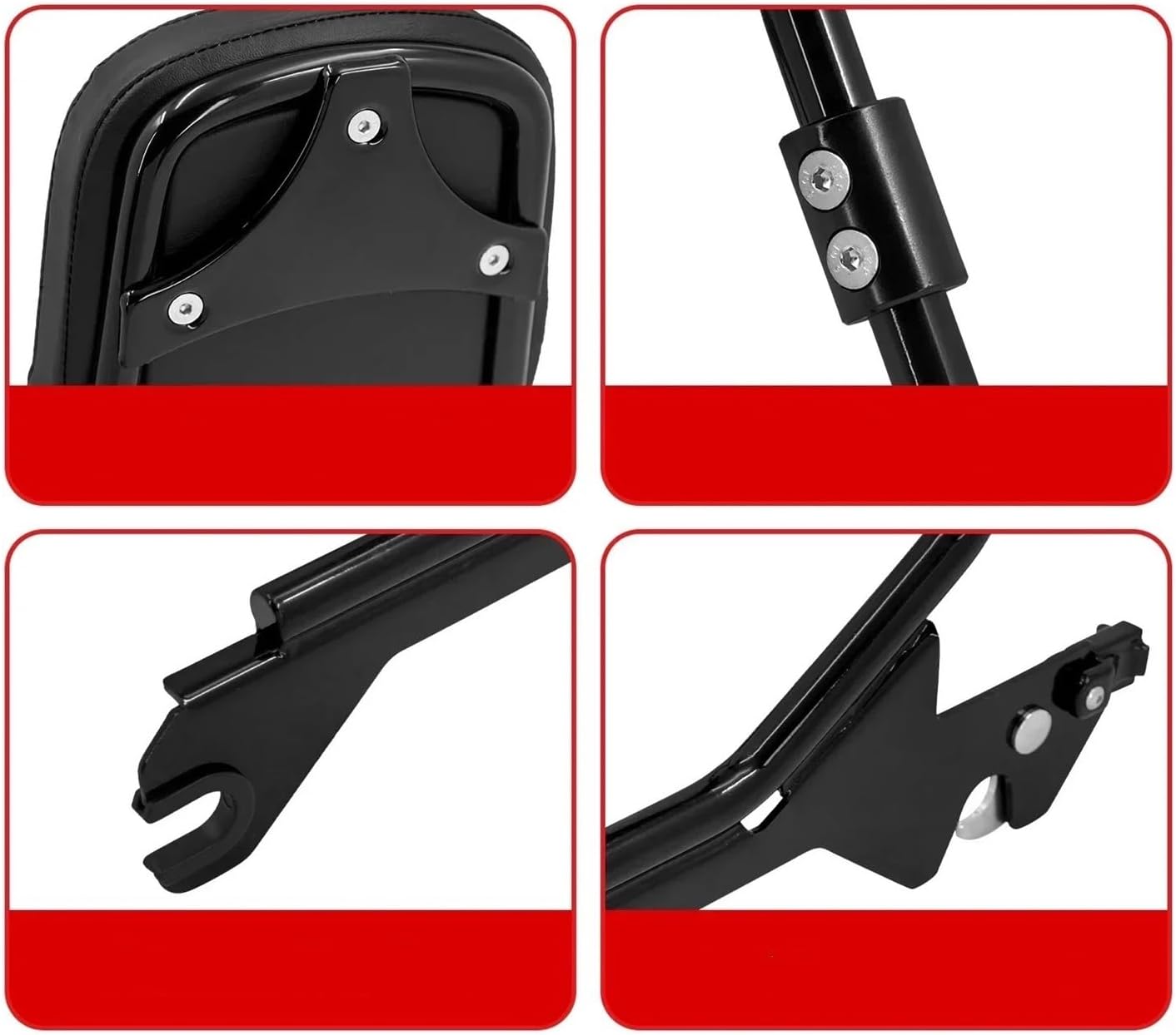 Amazon | HDBUBALUS バイク シーシーバー バックレスト 背もたれ Amazon | HDBUBALUS バイク シーシーバー バックレスト 背もたれ