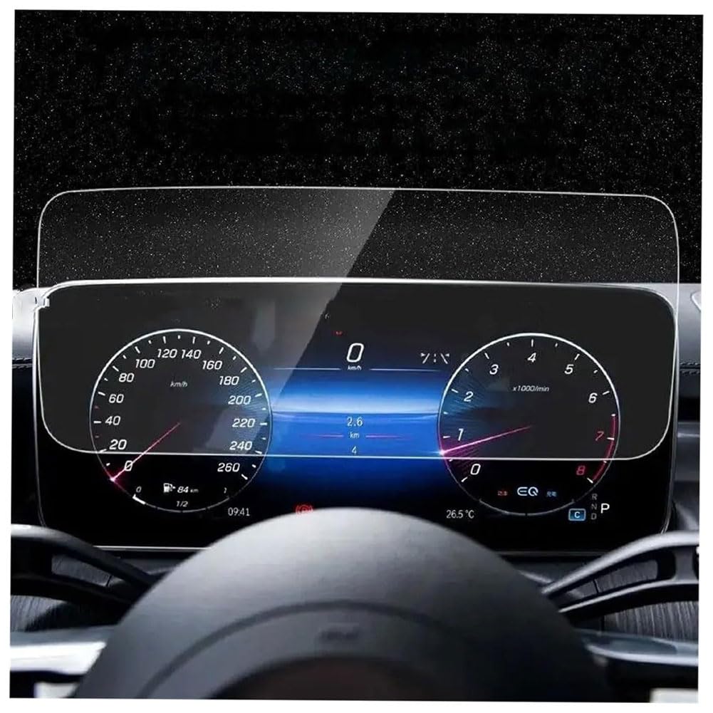 GPS para Coche Benz EQE 500 EQE 350 2022 2023, Protector de Pantalla táctil de Control de navegación y infoentretenimiento de Cristal Templado antiarañazos.