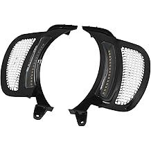 Motorcycle Headlight Vent Turn Signal LED Light Fit for Harley Road Glide FLTRX FLTRXS FLTRK FLTRU FLTRXSE FLTRUSE 2015&ndash;2024, Headlight Vent Accent LED light Indicator Side Light Fit for Road Glide