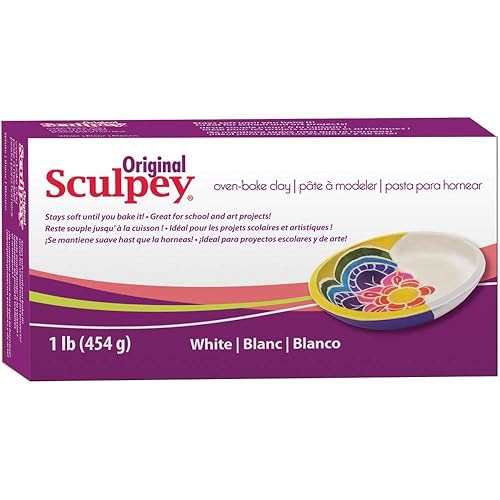 Original Sculpey Clay in White - Pack of 3