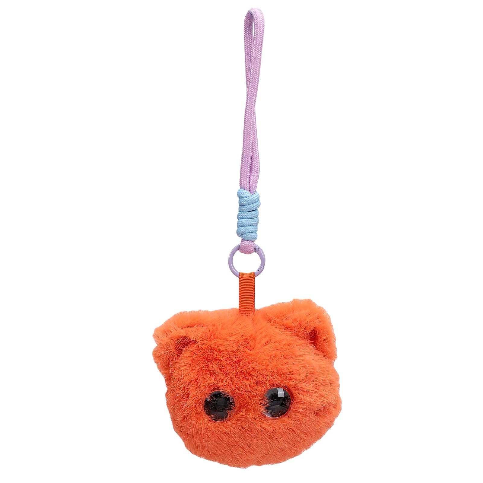 Sxhlseller Peluche de Gato Inteligente con IA, Compañero Parlante Interactivo con Chat Multilingüe, Juego de Roles Adaptativo, Aplicación de Clonación de Voz, Robot con IA de Aprendizaje (Orange)