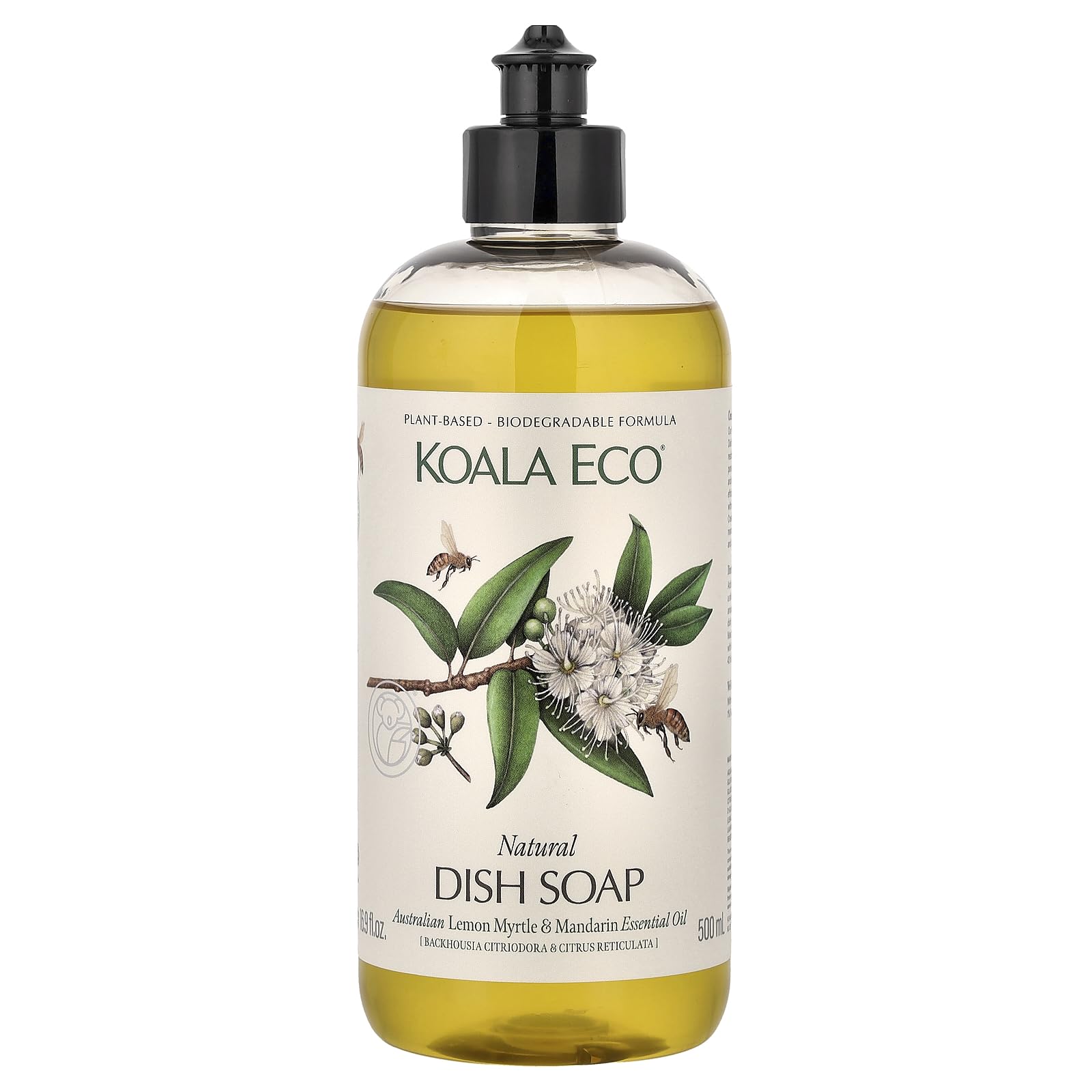 Koala Eco Dish Soap - with Australian Lemon Myrtle & Mandarin Essential Oil - 16oz