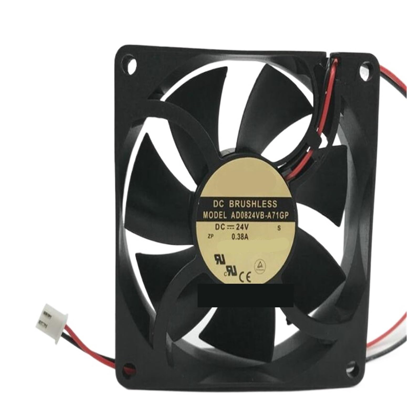 YMUGUEGH AD0824VB-A71GP 24V 0.38A 8CM two-wire inverter fan