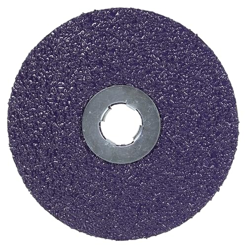 Image of 3M Cubitron 3 Fibre Disc, 1182C, 36+, GL Quick Change, 4-1 /2 in, Die 450E | Reduce Changeout, Use on Mild or Carbon Steel, for Beveling, Heavy Grinding, Weld Removal, Flame Cut Smoothing, 25 /Bag