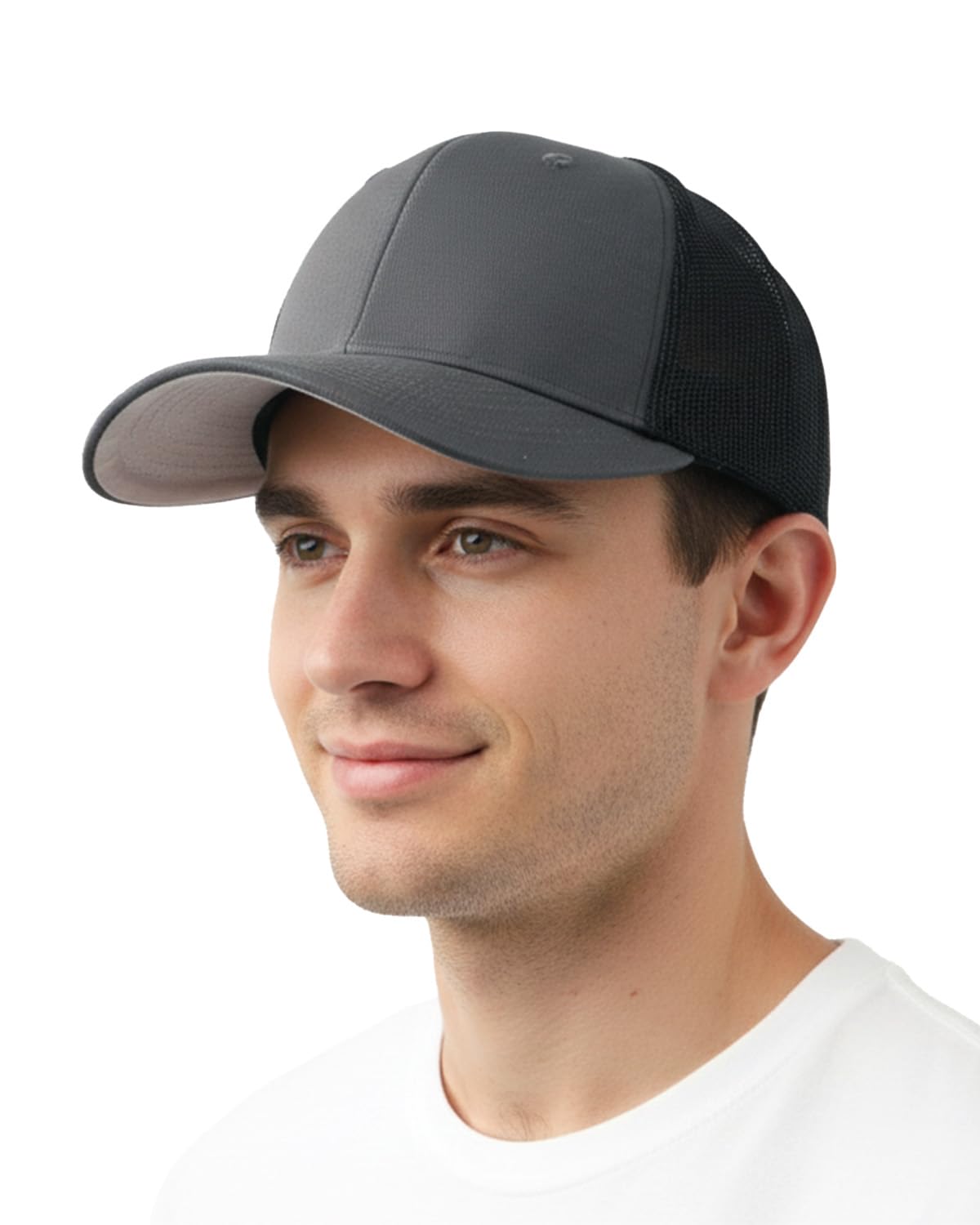 Zylioo Basecap S/M/L/XL/XXL Trucker Cap für Großen Kopf, Sommer Mesh Baseballkappe, Closed Back UV Sonnenschutz Baseball Cap