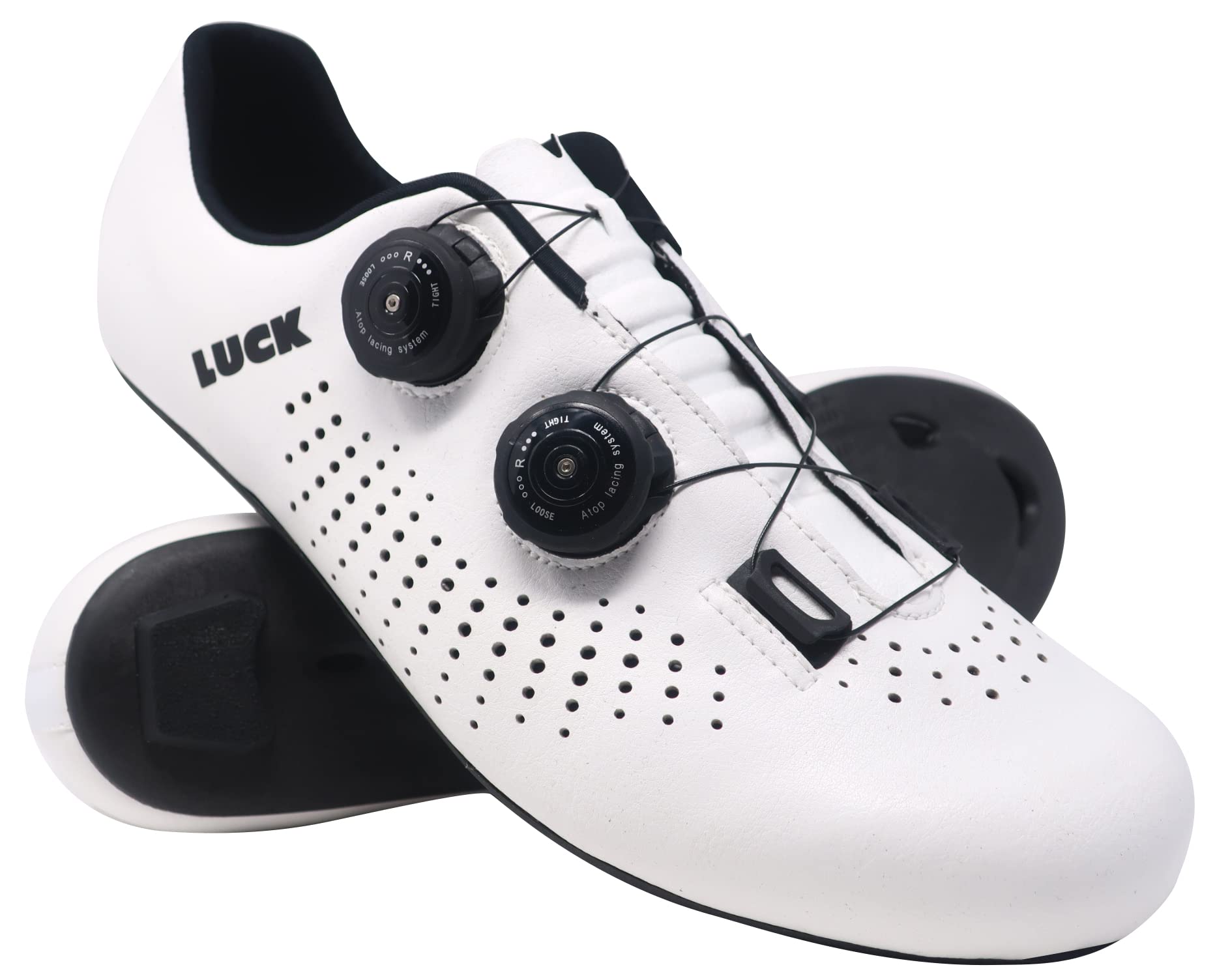LUCK Start Horma Ancha para Carretera, con Suela de Carbono HD50, Doble Cierre rotativo, Especial para pies Anchos.