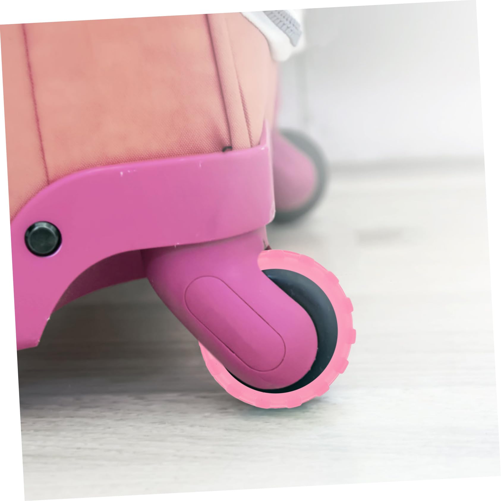 20 Piezas Maleta de Equipaje Protectores de Ruedas para Ruedas de Equipaje Cubierta de as de Maleta Protectores de s Suministros Tapas de Gel de sílice Rosa
