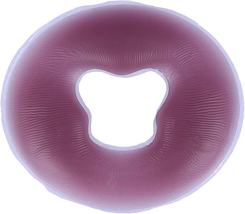 Lurrose Almohada de masaje facial de silicona, cojín de masaje facial para spa, cojín de salón para el cuidado de la piel Relax