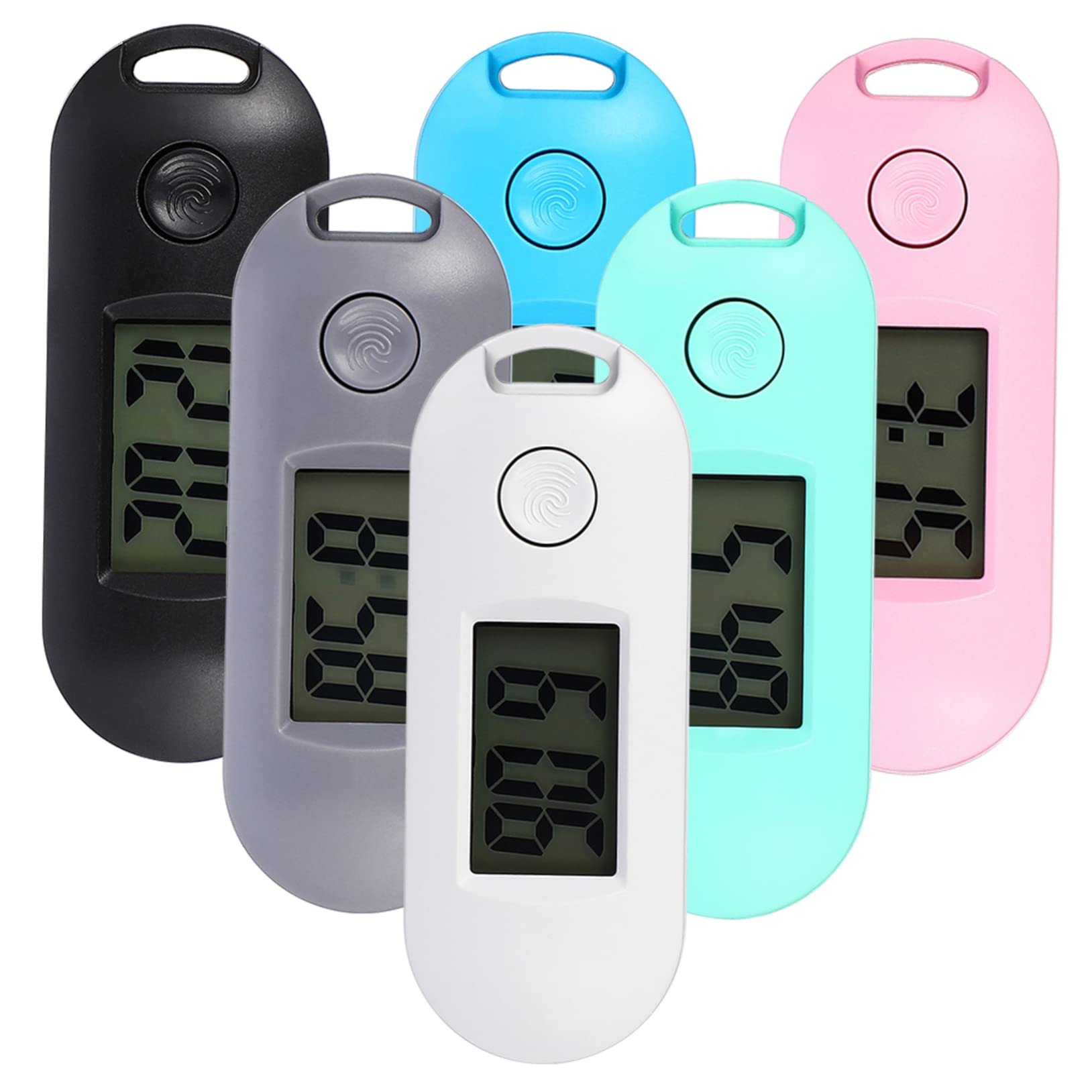 NUOBESTY Reloj Digital Portátil para Estudiantes De Relojes Silenciosos con Led para Exámenes Y Estudio Diseño Compacto Y White Verde Azul Negro Rosa Gris