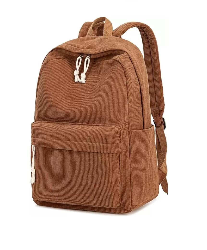 Medium 25 L Backpack School College Travel Backpack For Women's/Girls (Brown) | 13WBB-image-15