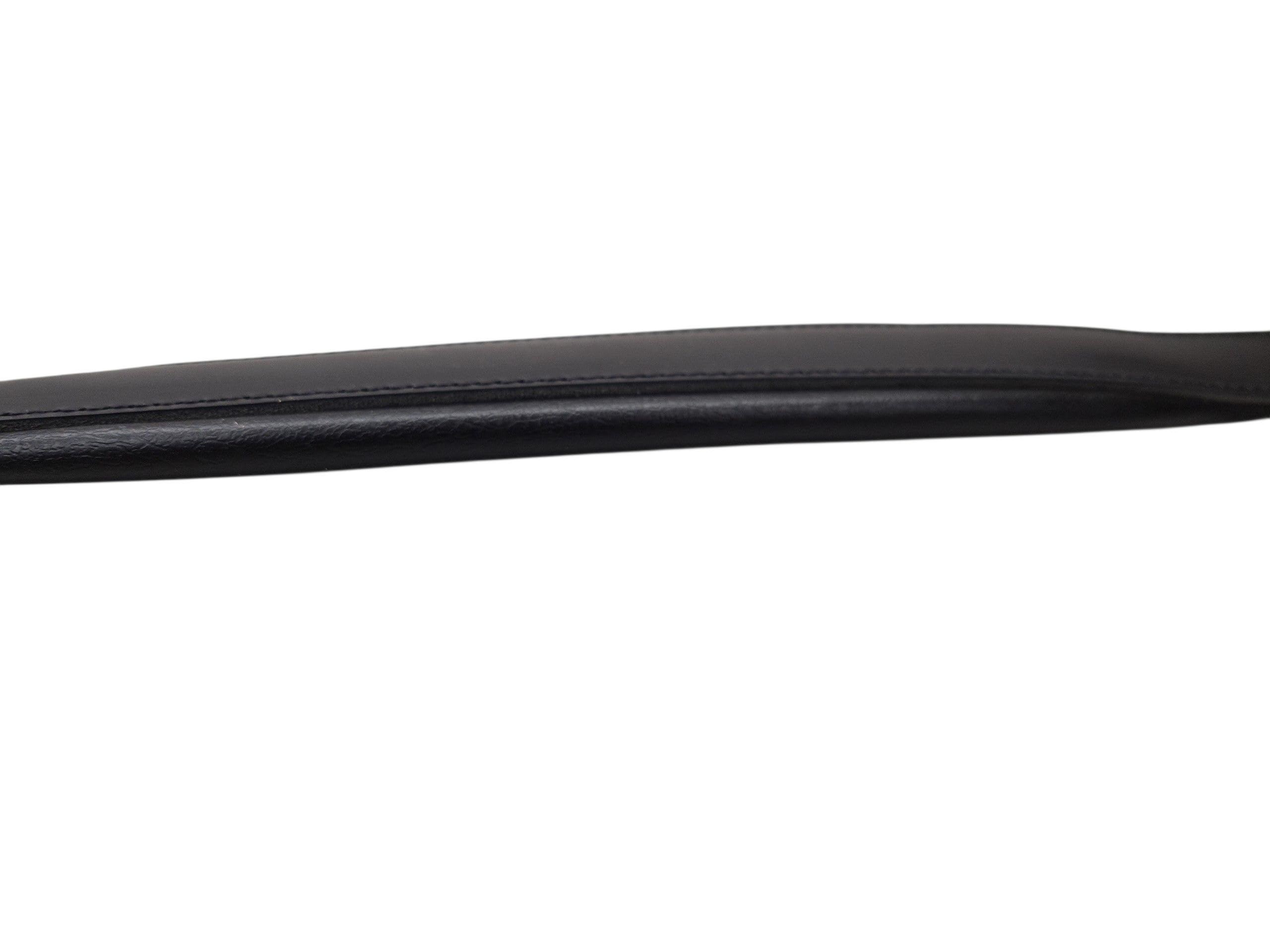 Generisch Akkordeon Bassriemen 32–72 Bässe – Modell 4855 in Schwarz – 48 cm langer Bassgurt aus Echtleder, gepolstert & verstellbar – ideal für kleine bis mittlere Akkordeons, robust & komfortabel