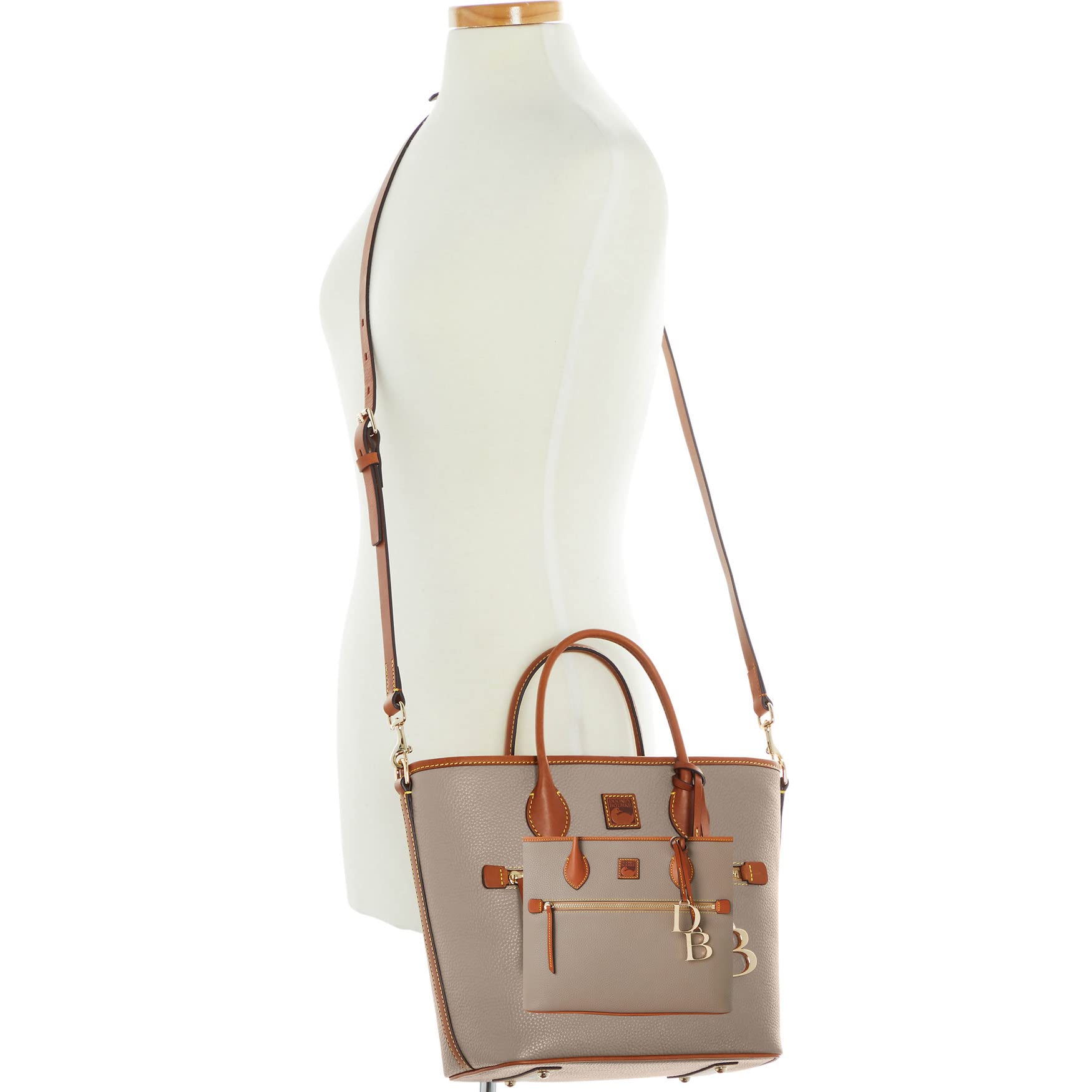 Dooney & Bourke Handbag, Pebble Grain Handle Tote