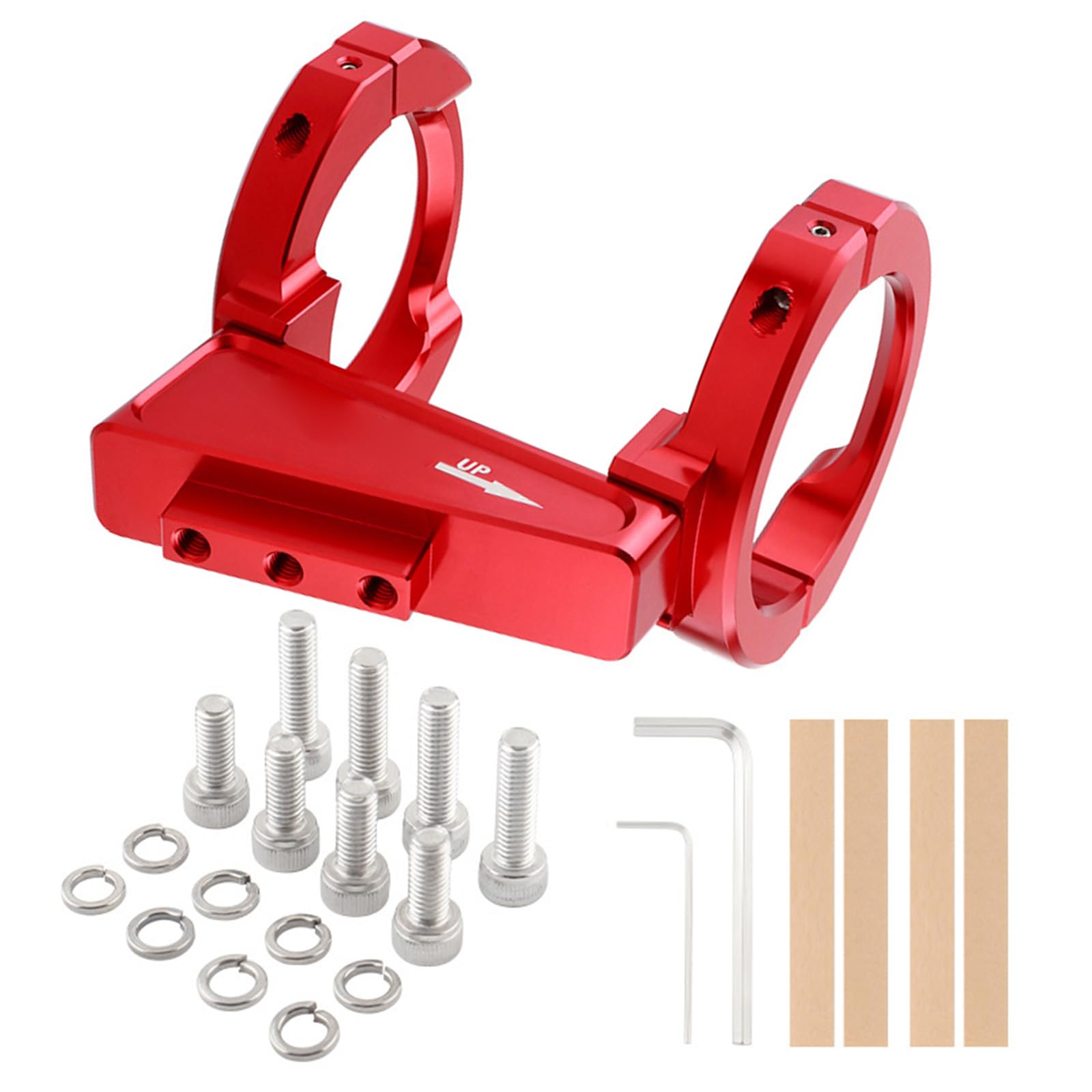 Tsophreniq Aluminum Alloys Cycling Accessory Bag Mount Ergonomic Conversion Brackets for Folded Bikes Aluminum Alloys Bike Front Rack