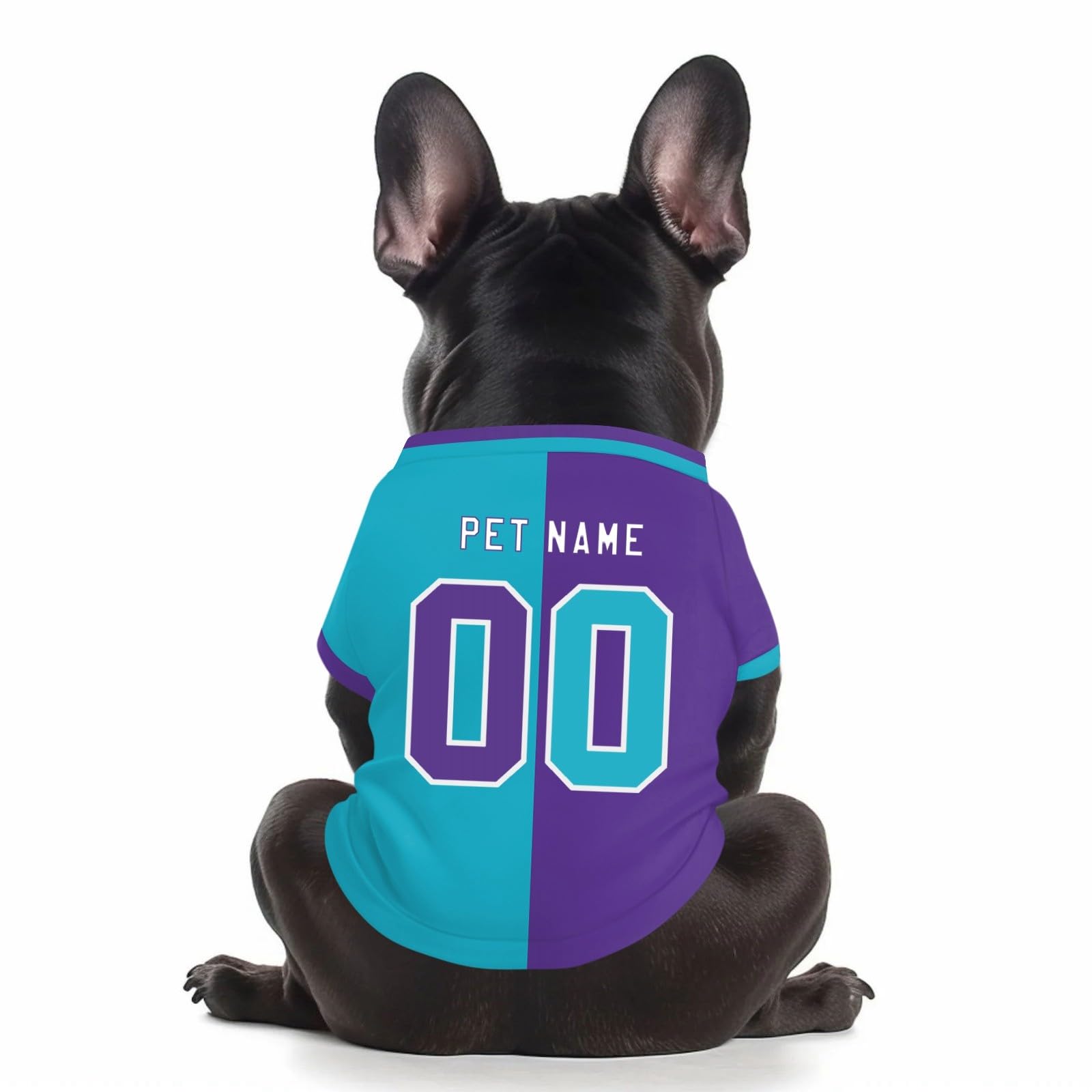 ywkiyrs Custom Dog Shirt Pet Football Jersey Costume for Dogs Cats Personalized Breathable Pet Clothes Puppy Outfit for Small Medium Large Dogs — image 1