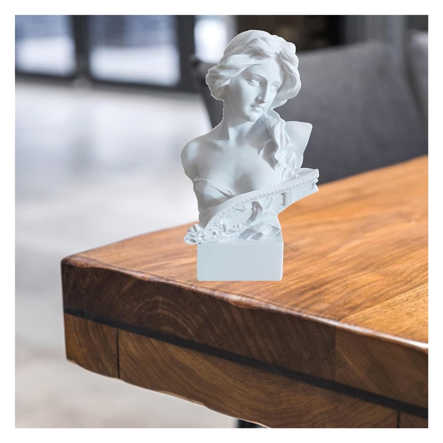 Statua d'arte per regali figurine da collezione Statua d'arte - Scultura ornamentale - Figurina decorativa da tavolo, statua busto della dea romana da 15 cm, statua della dea greca, statua ornamentale