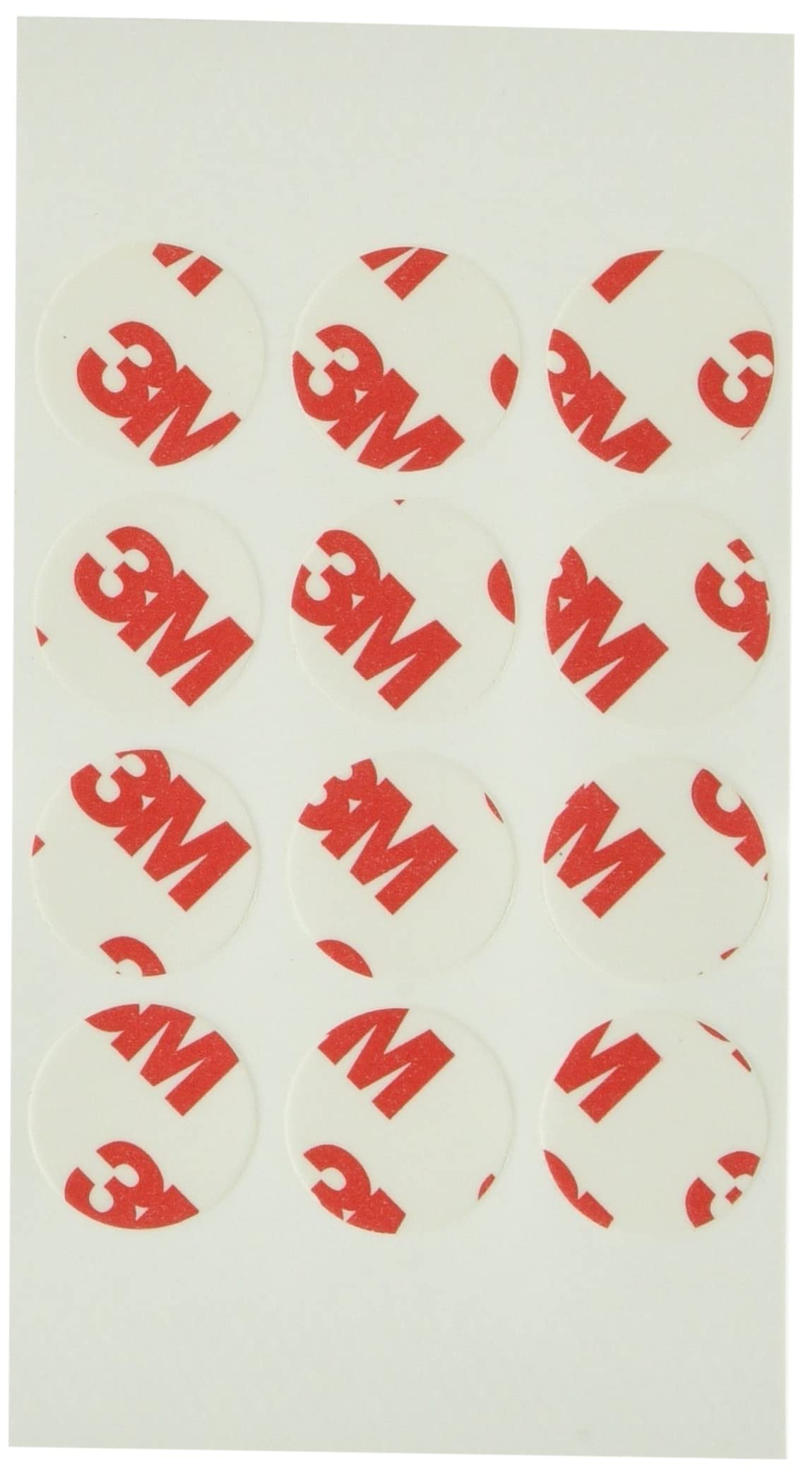 Amazon | WASHODO 多用途3M強力両面テープ 透明型 丸型直径20mm 6枚分  