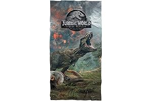 LOGOVISION Jurassic World Fallen Kingdom Beach Towel: Perfect for Any Jurassic Fan