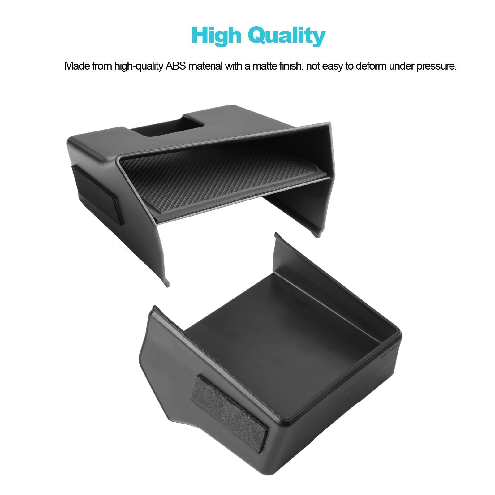 CDEFG Compatibile con Audi Q3 F3 2019-2022 2023 2024 2025 organizer per console centrale Q3 F3 vano portaoggetti inferiore alla console centrale Q3 F3 mk2 Sportback 2025 accessori