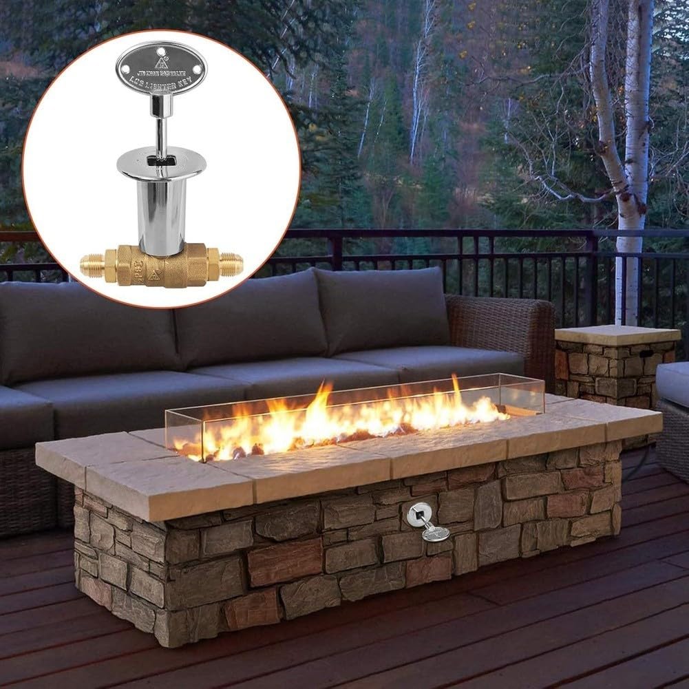 Minhe Kit de manguera de gas propano de 150 K BTU con accesorios de latón y válvula mezcladora de aire para calefacción de barbacoa al aire libre