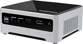 Windows 11 Mini PC, Core i9 10880H, 64GB DDR4 RAM 512GB NVME SSD, Dual SSD Slot, Dual Gigaibt LAN, HD-MI, DP, 2-Display, USB3.0, WiFi AC, BT, Cooling Fan, Auto Power On, Small Form Factor Computer