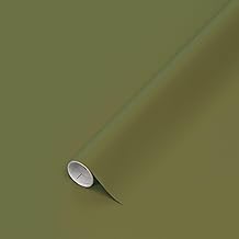 d-c-fix Furniture Film Olive Green PVC Vinyl Plastic Waterproof Decorative Film for Kitchen Closet Door Paper Coating 45cm x 2m