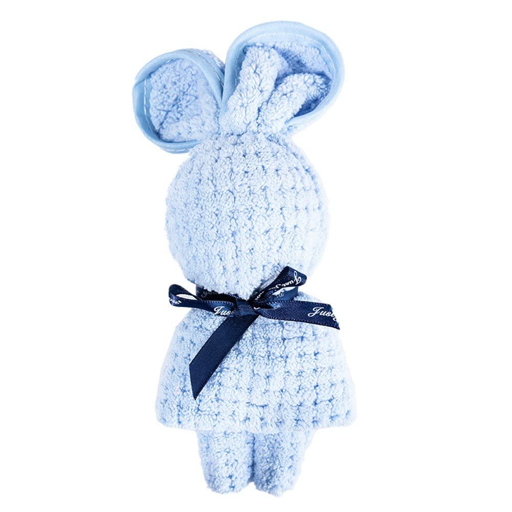 Fopytu Baby Towel, Cute Rabbit Design Ultra Soft and Super Absorbent Baby Bath Towel for Toddlers Boys & Girls