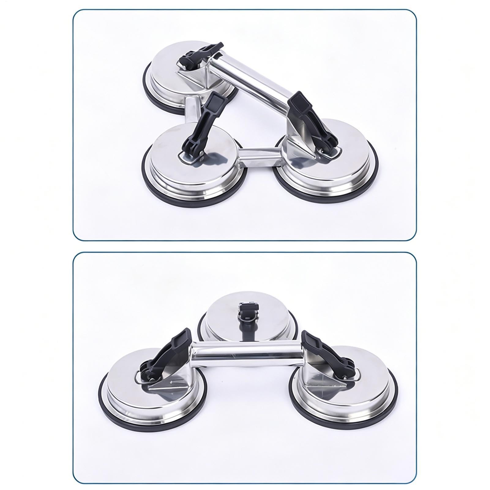 Ventouse pour carrelage Outils pour levage à vide robustes avec poignée | Ventouse de fenêtre Pour granit, panneau métallique, pare-brise, fenêtre, voiture, maison, appartements, construction