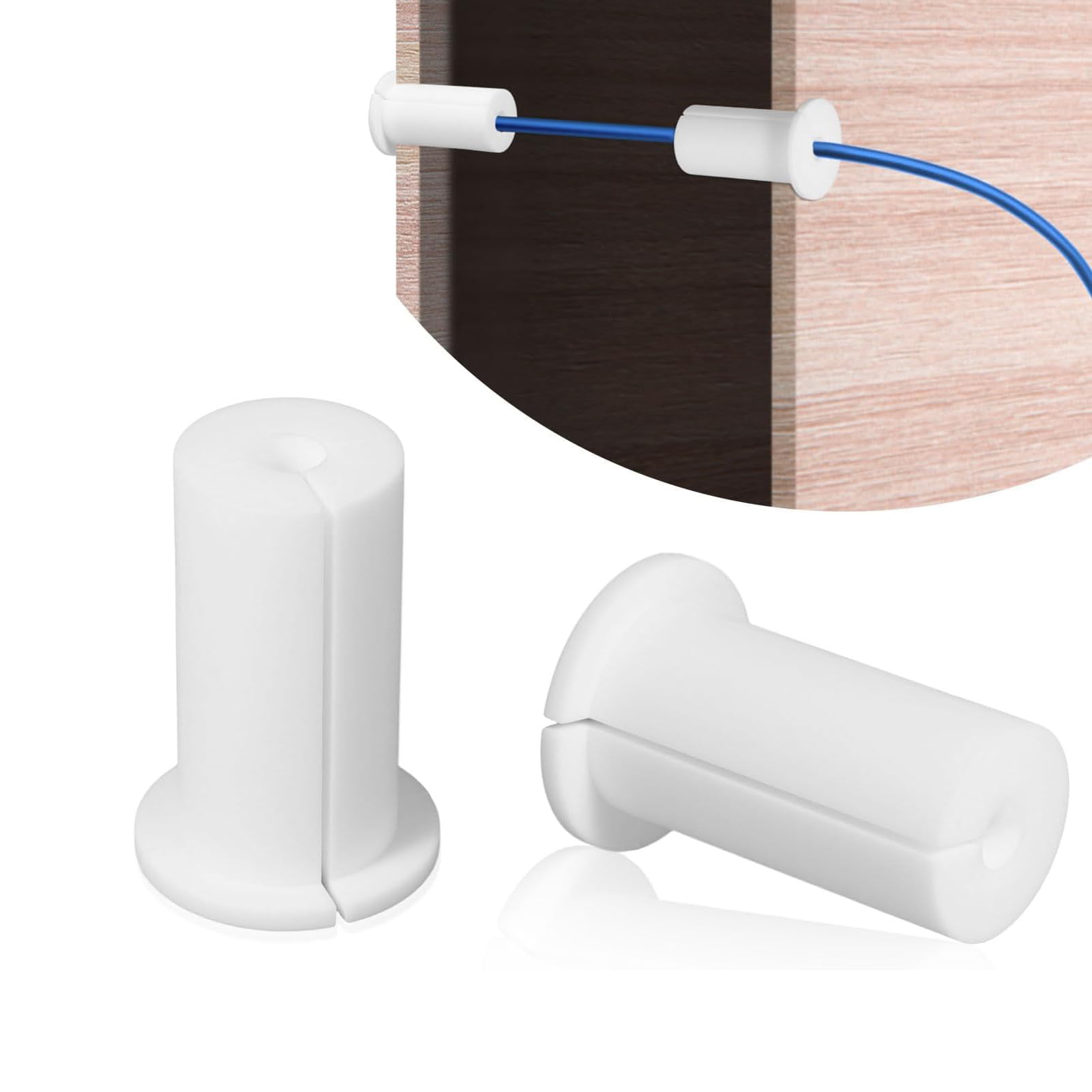 LINYAN-Starlink Cable Routing Kit For 3/4 Inch Wall Hole 6pcs Silicon Wall Grommet Starlink Ethernet Cable Wall Pass Through Starlink Cable Routing Acces