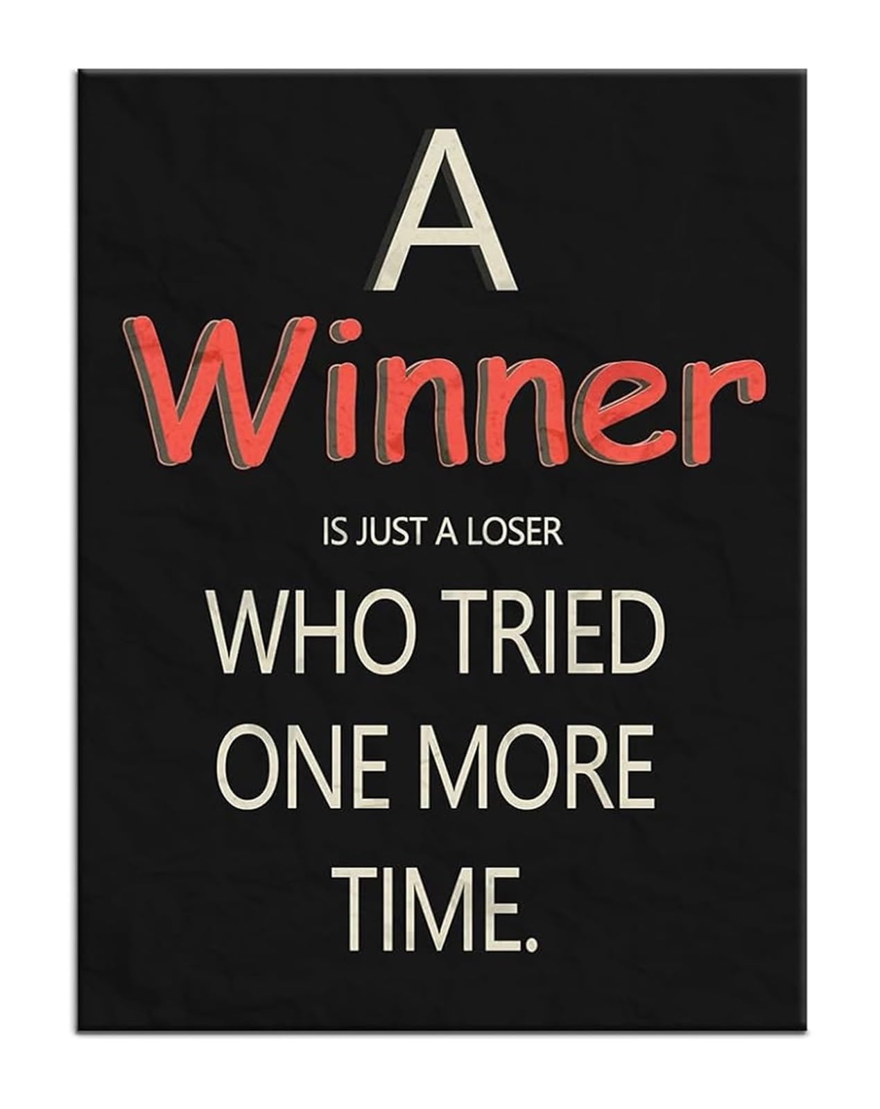 LLBOGRGGN Canvas Wall-Art Poster Success Motivational Inspirational Entrepreneur Quotes for Home Office Bedroom Decor