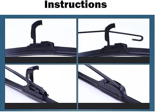 Miniatura 6 de Wiper Front Wiper Blades For Chevrolet Epica 2006-2011 Windshield Windscreen Clean Window Car Rain Brushes 22"+22"(Russian Federation)