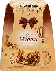 Panettone Trufado Mezzo Cacau Show 580g (Trufado)2025