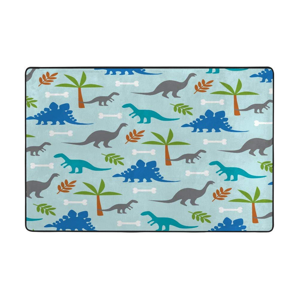 Tapis de sol velours corail bleu grand format pour salon et chambre