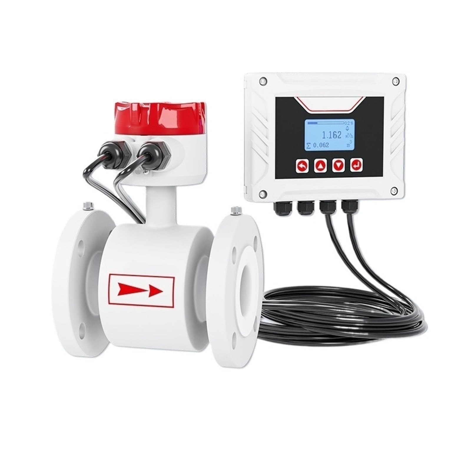 PXQCHAVLN Split electromagnetic Flow Meter Pipeline Liquid Water sensorDN50/100(DN150)